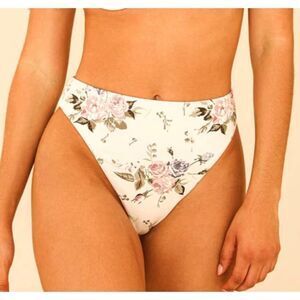 Dippin Daisy's Seashore Garden Muse High Waist Bikini Bottom SZ S